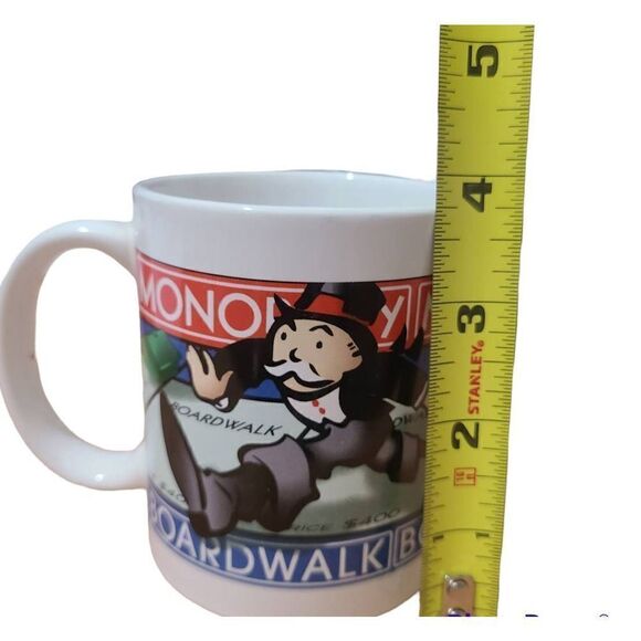 Vintage Monopoly Boardwalk Coffee Mug, Cup - Picture 4 of 5
